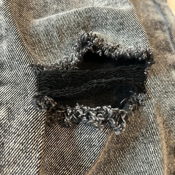 RSQ Black Acid Washed High Rise Straight Leg | SIZE 23 - Picture 7 of 8